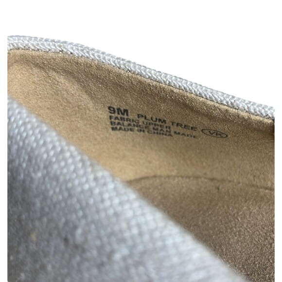 AEROSOLES Wedge Heels Size 9 Pumps Plum Tree Fabric Canvas Cork Heelrest Cream - Picture 3 of 10